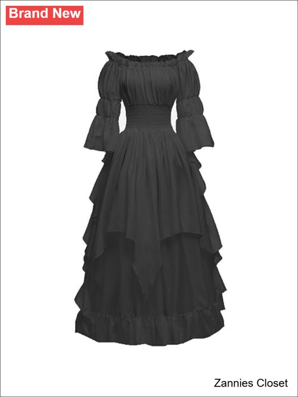 👻 Gothic Witch Medieval Renaissance Victorian Costume Dress